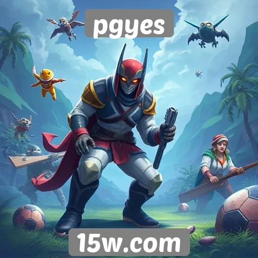 Variedade de jogos disponíveis no pgyes